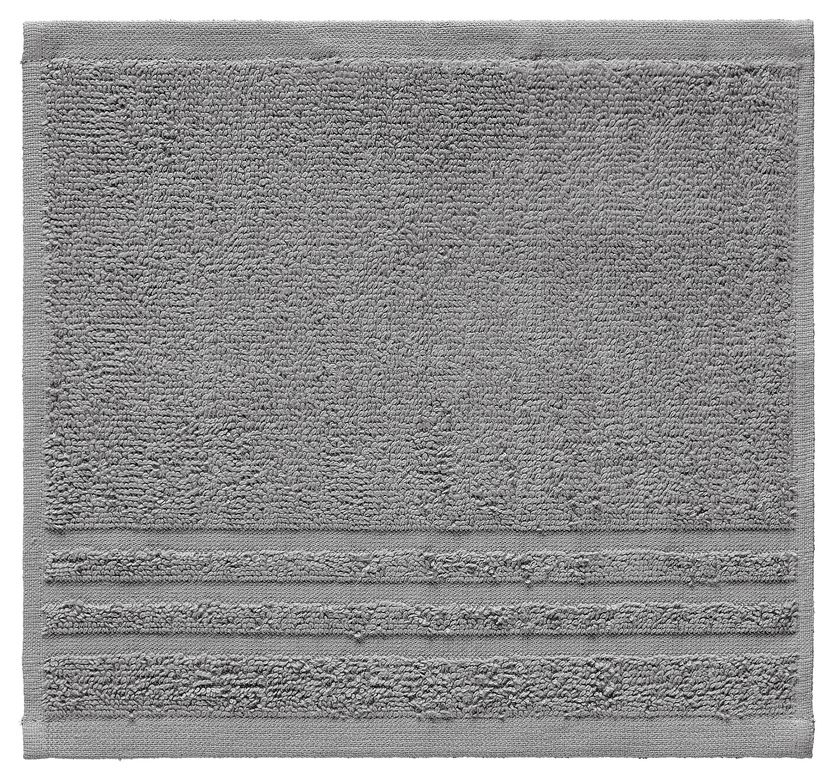 Basic Frotté Tvättlappar 25x25cm Grå. 5-pack