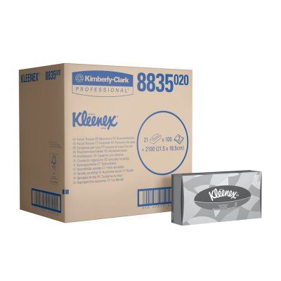 Kleenex ansiktsservetter 21ask/kartong