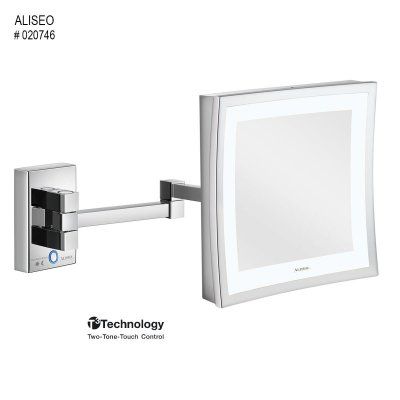 Badrumsspegel LED "Cubik T3"