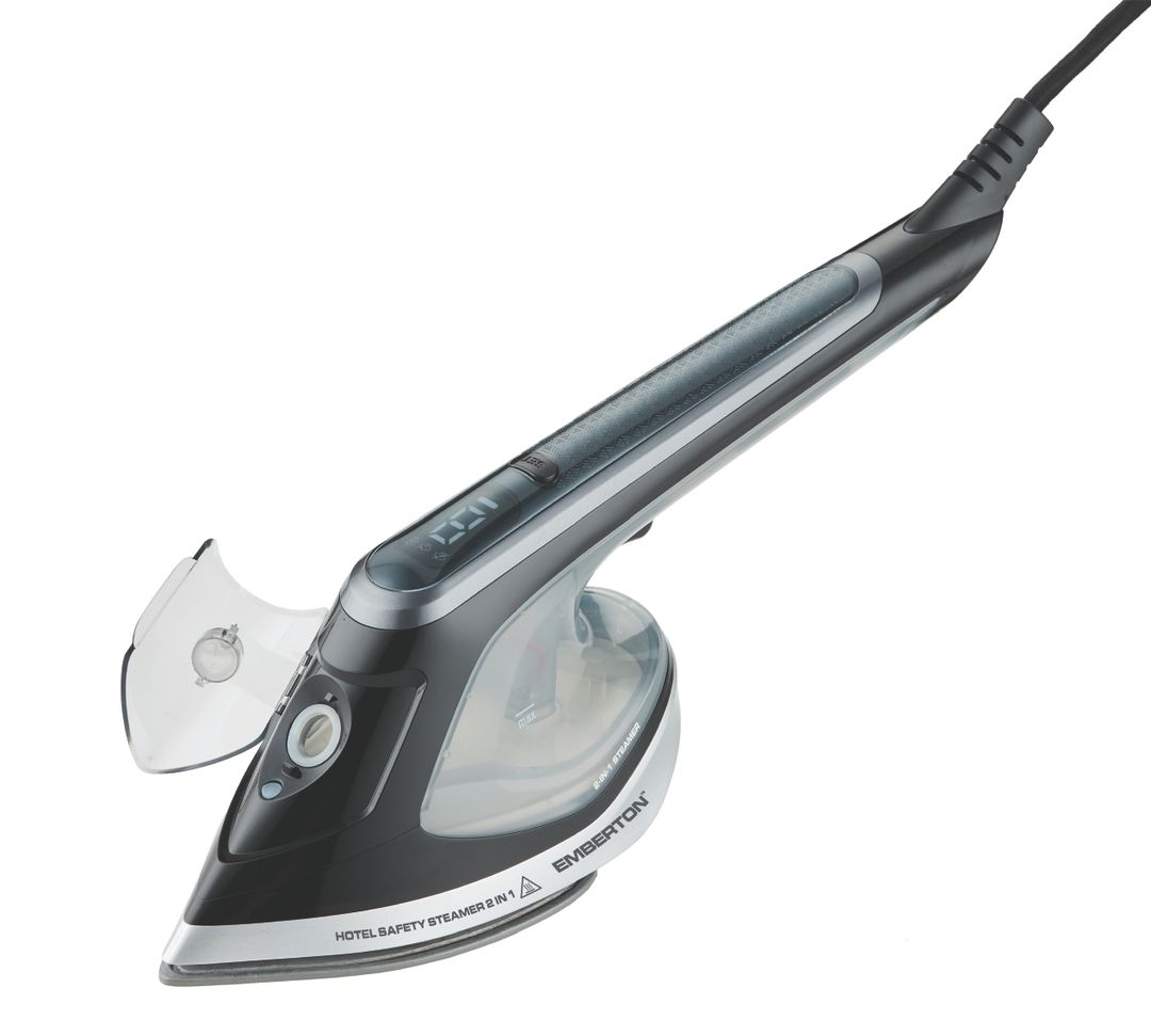 Cheshunt 2-i-1 Digital Steamer & Strykjärn – Hotellsäker och Effektiv