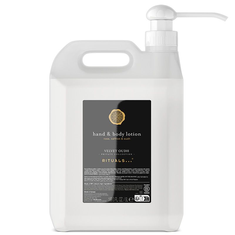 Uutuus! Velvet Oudh Käsi- ja Vartalovoiteen Täyttöpullo 5 L