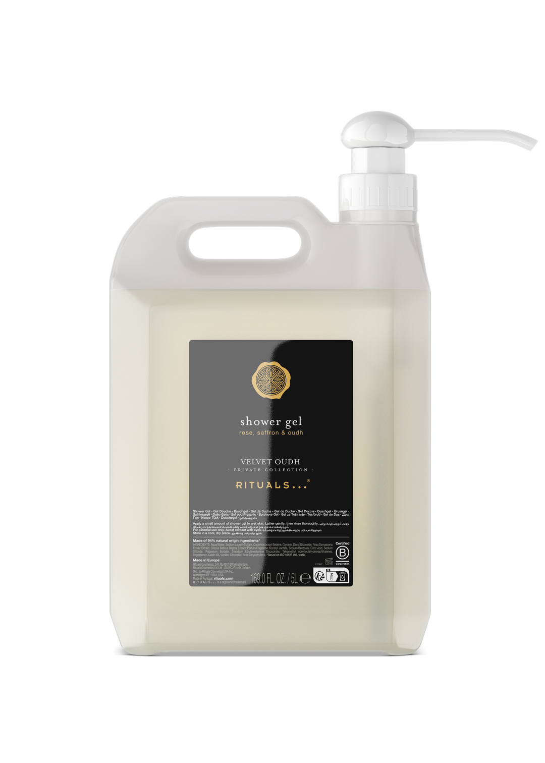 The Ritual of Velvet Oudh Shower gel Refill 5000 ml