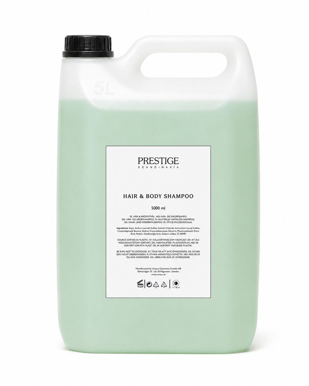 Prestige Hair & Body Shampoo 5L - Bra Miljöval