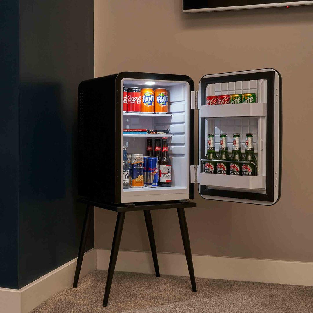Minibar Retro Svart 40 L