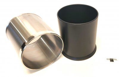 Papperskorg "double bin" silver. 10L