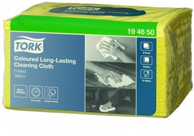 Tork Premium färgkodad duk gul