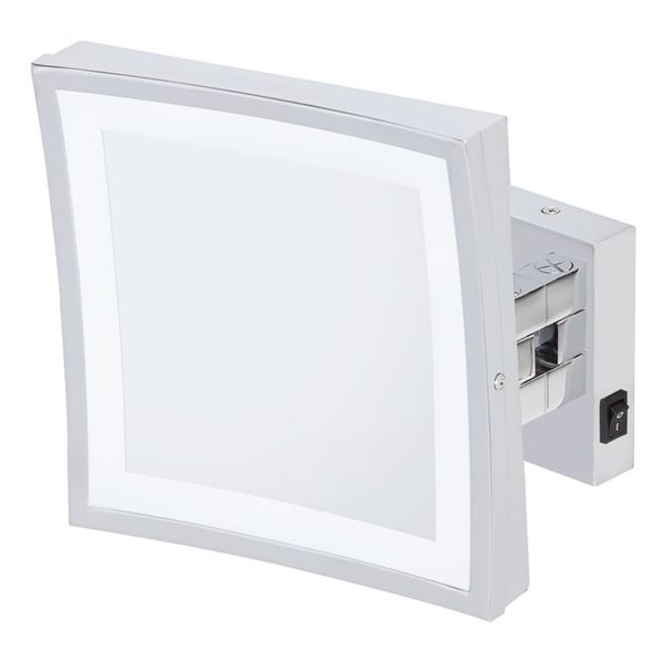 Seinään Kiinnitettävä Peili LED-valolla Neliö