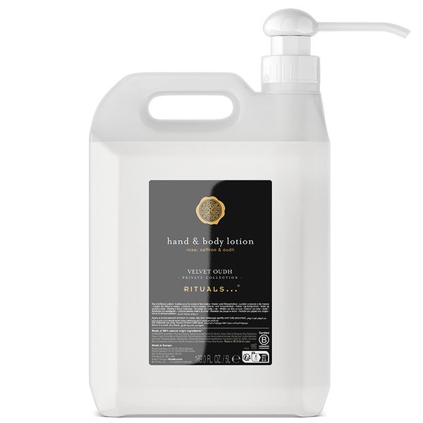Uutuus! Velvet Oudh Käsi- ja Vartalovoiteen Täyttöpullo 5 L
