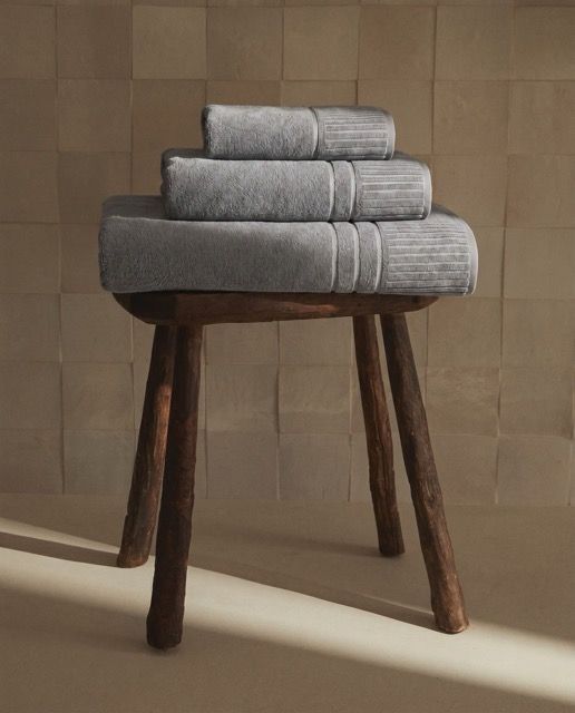 Elegance badlakan Nevada 450g, frotté grå 100x150cm