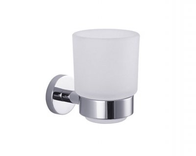 Now Glashållare, enkel, frostat glas