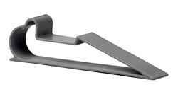 Dörrstopp utan skaft, kilformad