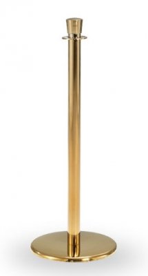 Avspärrningsstolpe Casino Krona/mässing