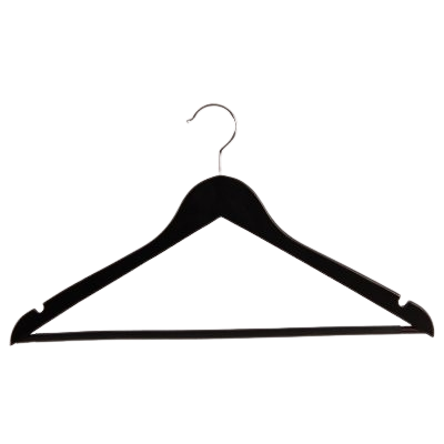 Galge med byxslå 45cm, svart