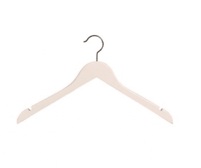 Galge utan slå, vit 45 cm