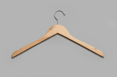 Galge i natur. Jack på toppen och kromkrok. 44,5 cm.