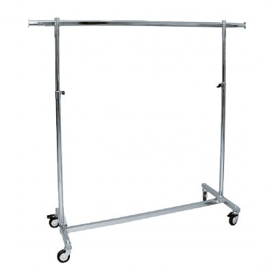 Fällbar garderobställ på hjul