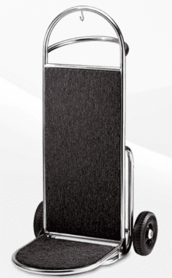 Bagagepirra Porter, krom med svart matta