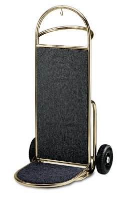 Bagagepirra Porter, guldfärgad med svart matta