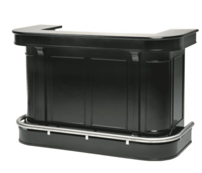 Windsor mobil bardisk, svartbets m. rostfri beslag