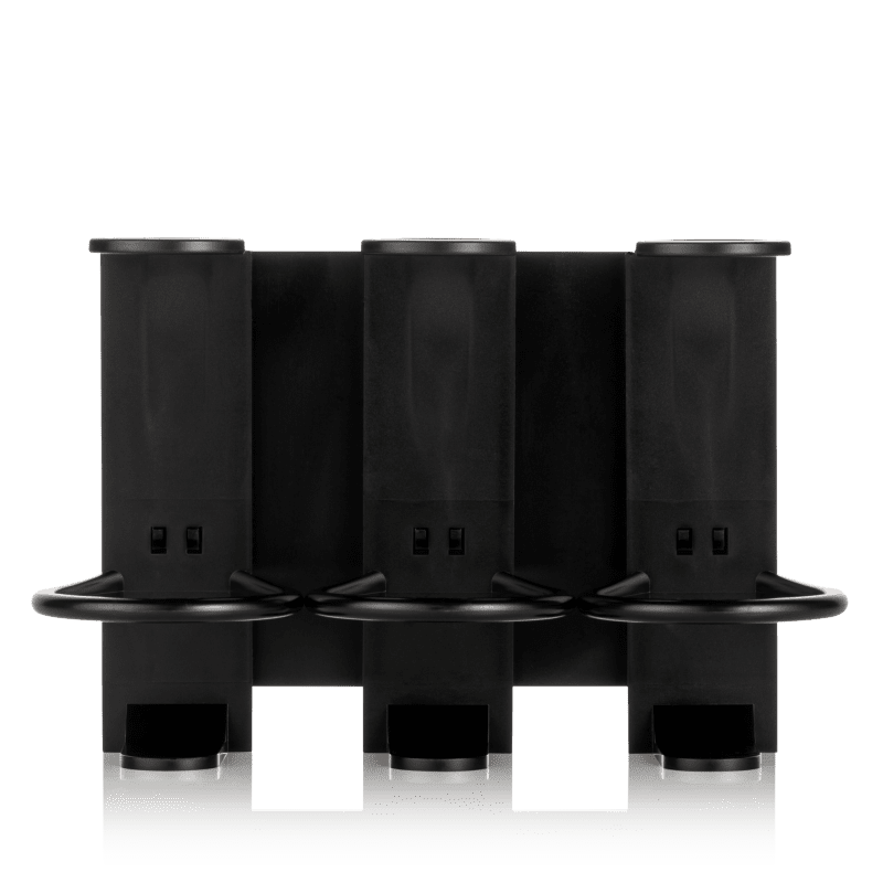 Tvålhållare Svart- Trippel