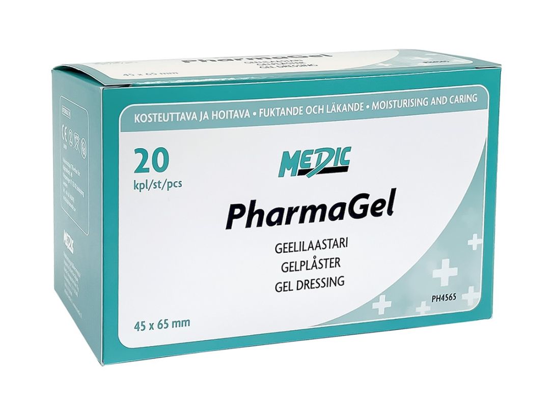 Medic PharmaGel, gelplåster, 45x65 mm, 20 st