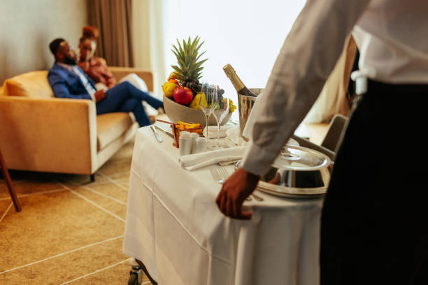 Room Service-Vagn med handtag