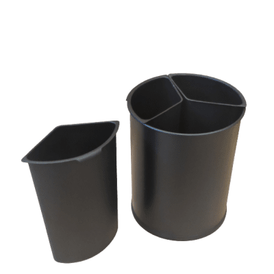 Waste Bin with Recycling Compartments 13 L