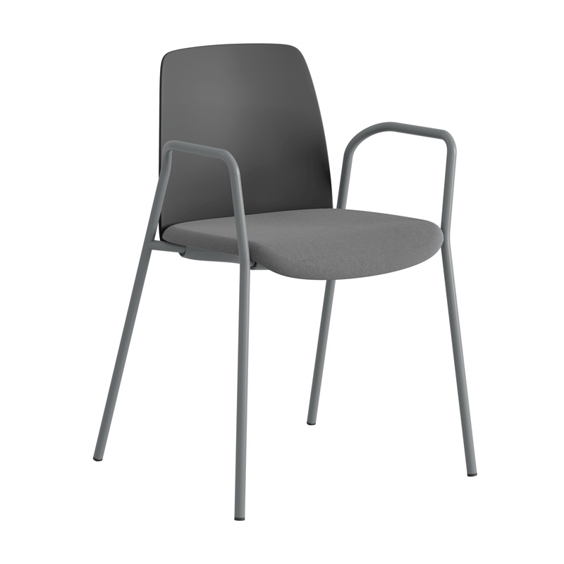 Choice Conference Chair Armrests and Fabric Seat