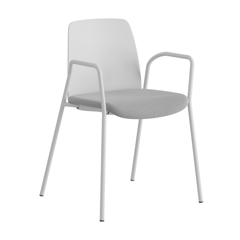 Choice Conference Chair Armrests and Fabric Seat