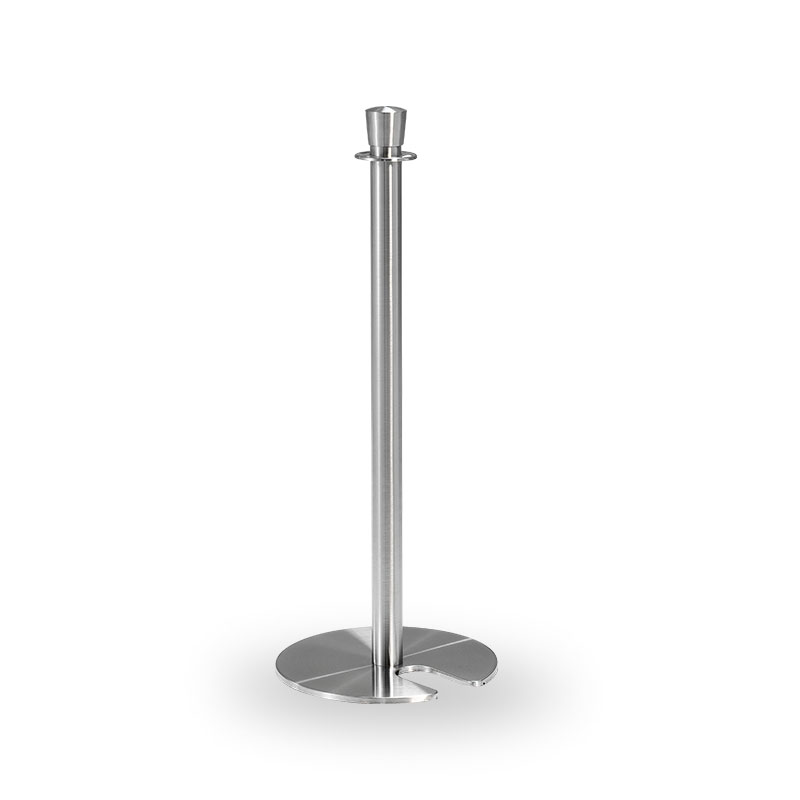 Casino Stackable Ball Post Stainless Steel (Crown)