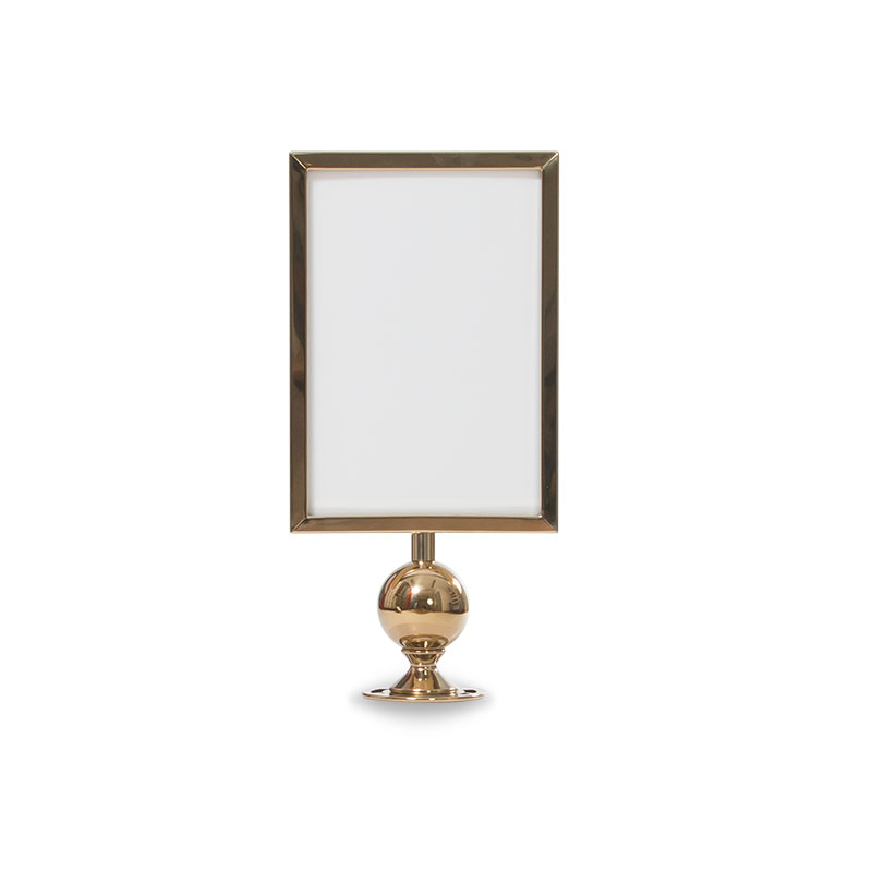 Casino Sign Holder Brass