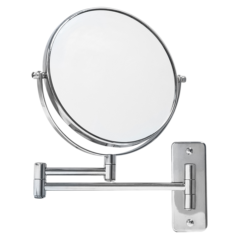 Wall-Mounted Mirror Chrome