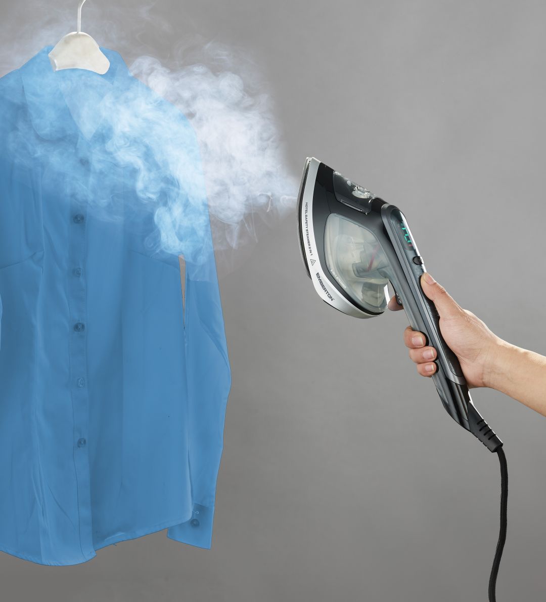 Cheshunt 2-i-1 Digital Steamer & Strykjärn – Hotellsäker och Effektiv