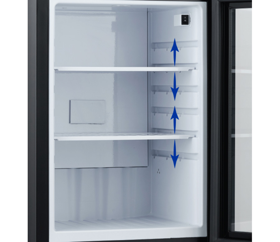 Redditch 40L Minibar Tyst Termoelektrisk (Glas Dörr)