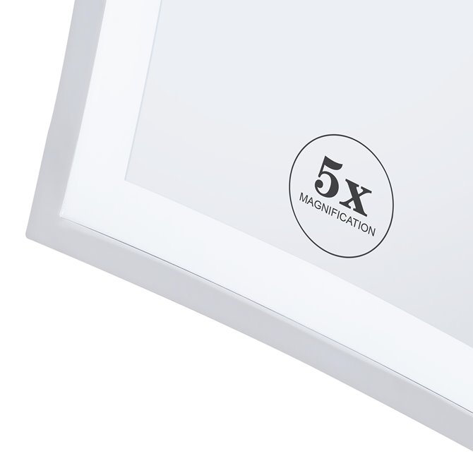 Wall-mounted Mirror with LED Square