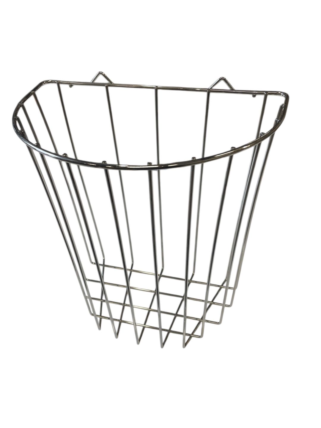 Papperskorg galler vägghängd, krom 