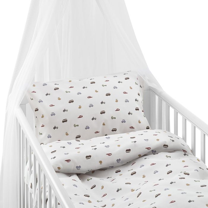 Påslakan 2-Dels Set John Beige Spjälsäng