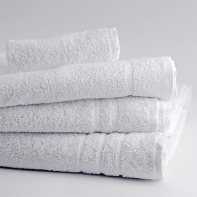 Elegance handduk tvättlapp, frotté vit 30x30cm