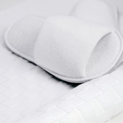 Elegance badrumsmatta 650g, frotté vit 50x75cm