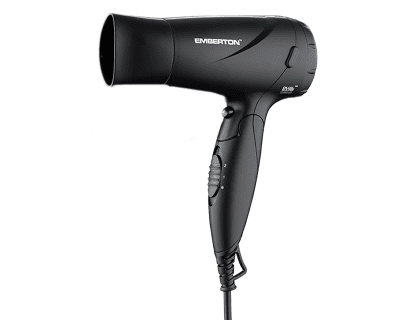 Harrow, Hairdryer 1600W, Foldable Black