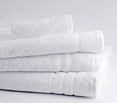 Frotté, vit, 50x70 cm, 400g/m2 Sierra