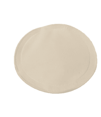 Glasunderlägg vit 90mm