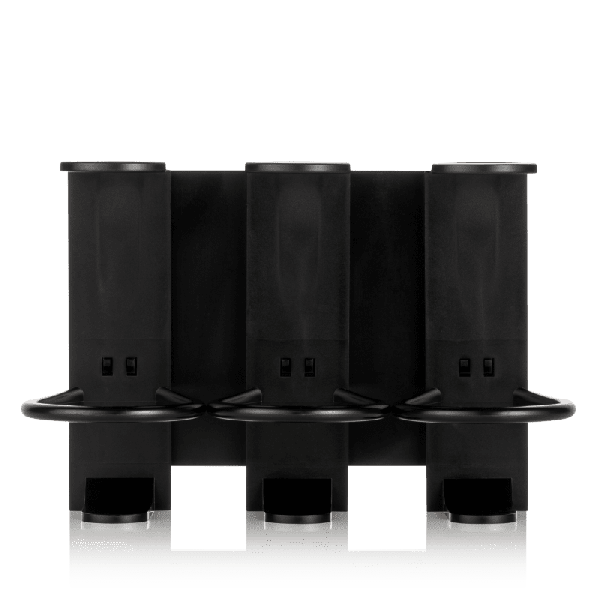 Tvålhållare Svart- Trippel