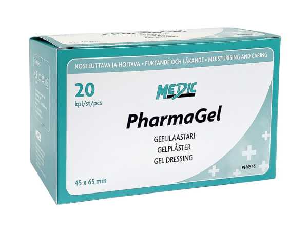 Medic PharmaGel, gelplåster, 45x65 mm, 20 st
