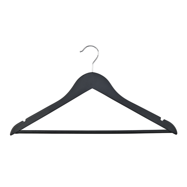 Coat Hanger Wooden black