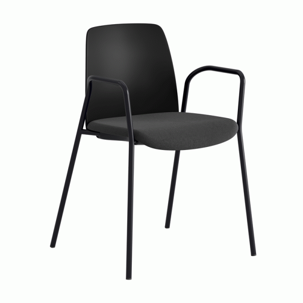 Choice Conference Chair Armrests and Fabric Seat