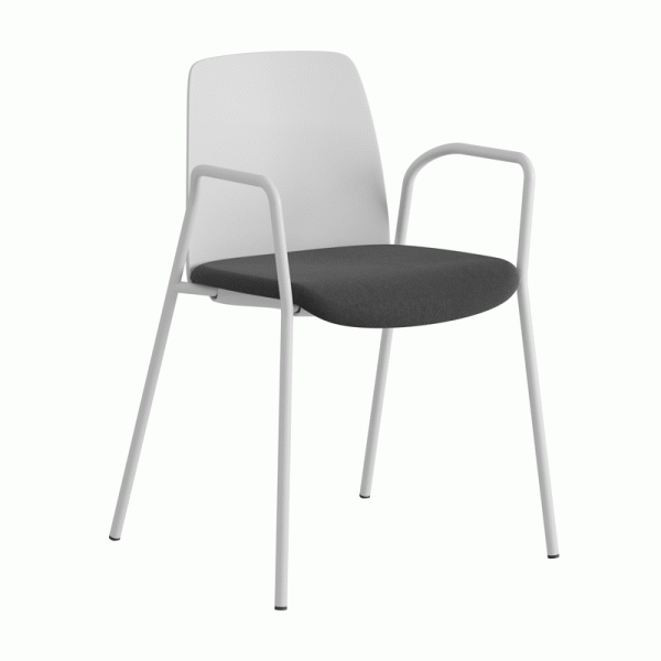 Choice Conference Chair Armrests and Fabric Seat