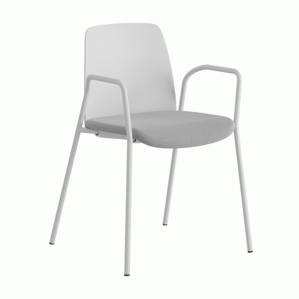 Choice Conference Chair Armrests and Fabric Seat