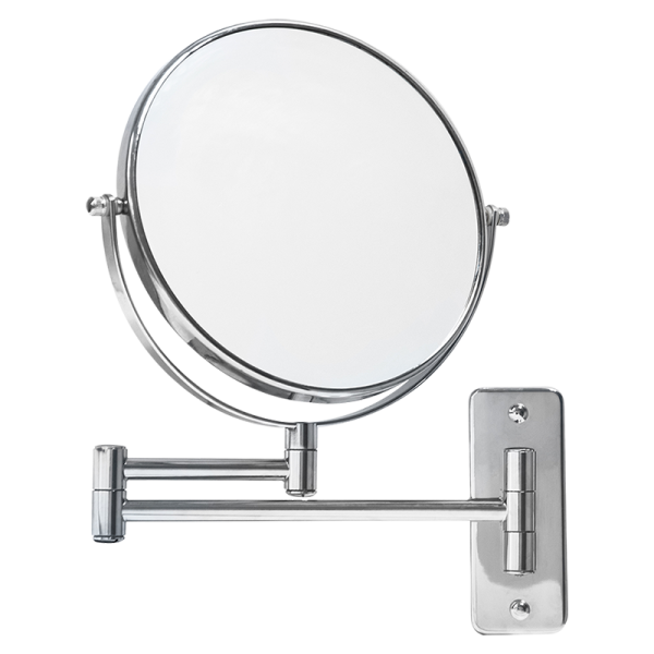 Wall-Mounted Mirror Chrome