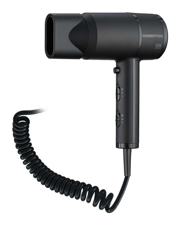 Emsworth Professionell Hotellhårtork 1875W – Keramisk Jonteknik & Säkerhet